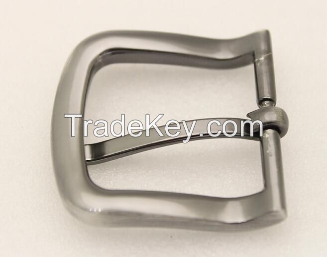 custom alloy plain pin buckle for leather belt with 30mm