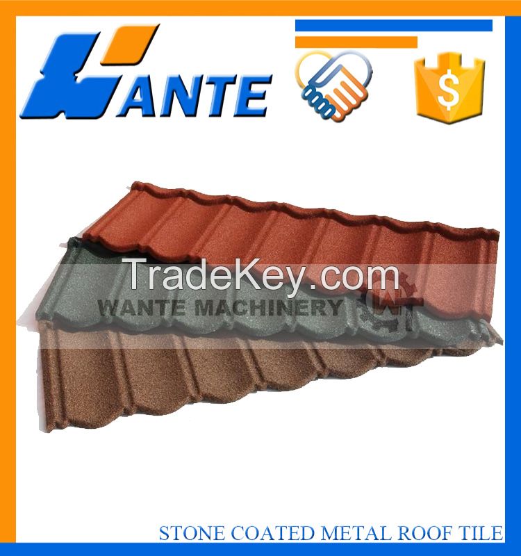 stone coated metal roof tile