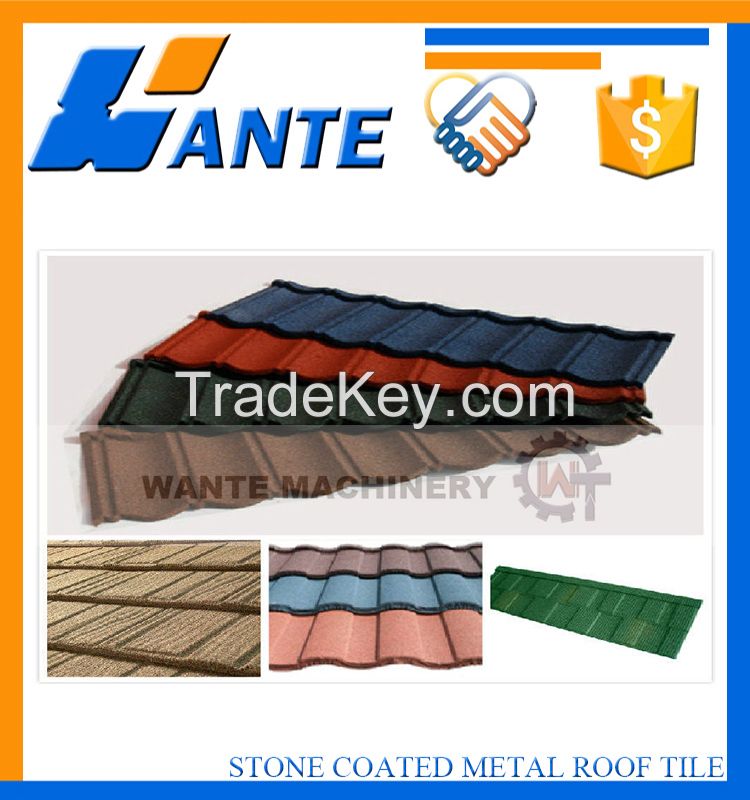 stone coated metal roof tile