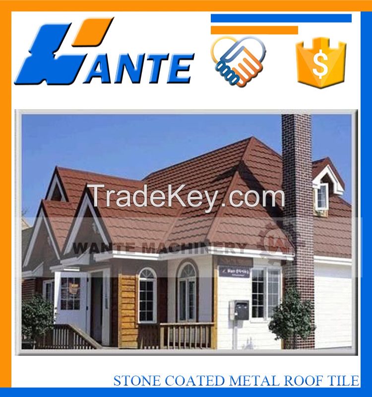 stone coated metal roof tile