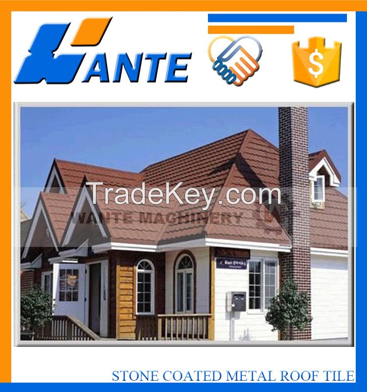 stone coated metal roof tile