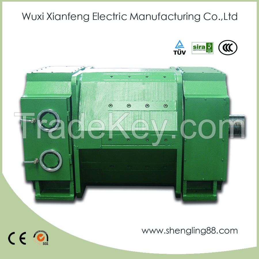 brushed DC motor for machinery