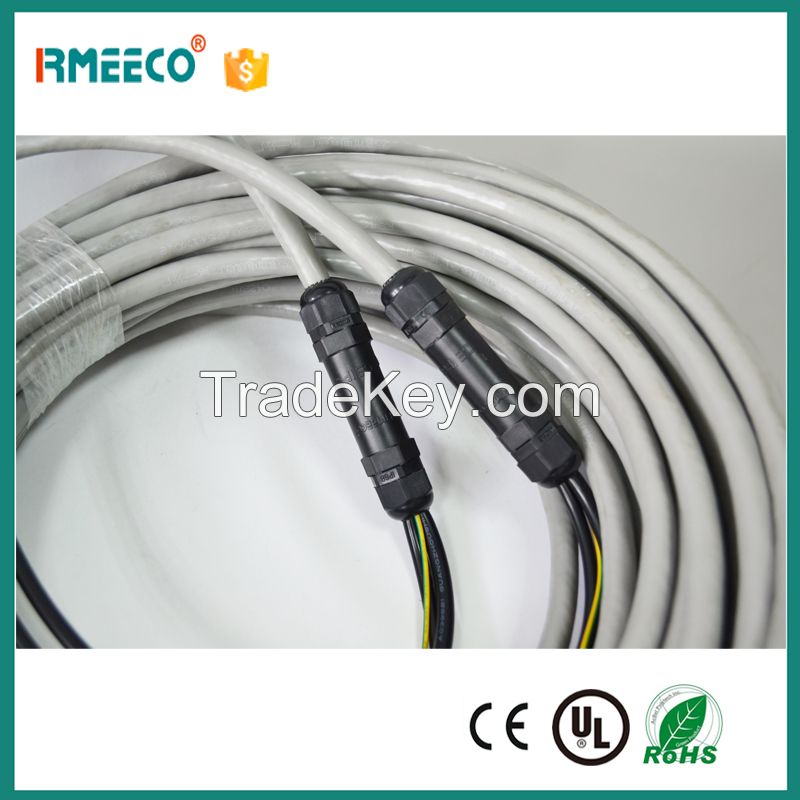 IP68 1 pin 2 pin 3 pin male and female waterproof auto electrical wire joint connector
