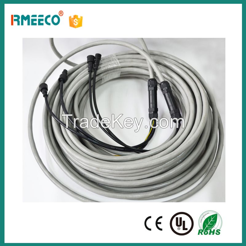 IP68 1 pin 2 pin 3 pin male and female waterproof auto electrical wire joint connector