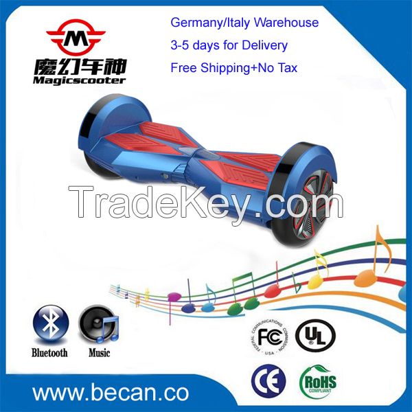 Balance 2 wheel electric scooter 8 inch hoverboard, Bluetooth smart wheel hoverboad