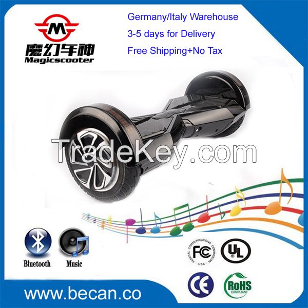 Hoverboard battery bluetooth LED light, self balancing 3 days delivery electric scooter