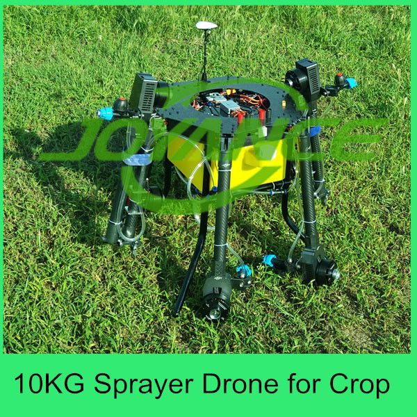 10kg Agricultural sprayer drone, rc uav sprayer for crop