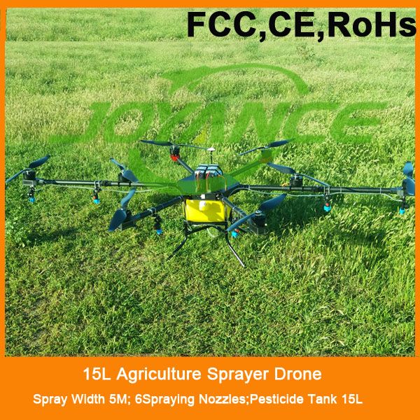 10kg Agricultural sprayer drone, rc uav sprayer for crop