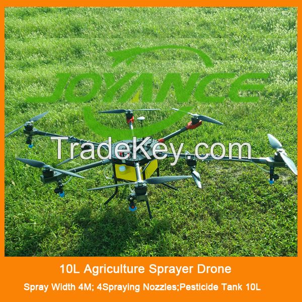 heavy lift sprayer drone agriculture with 10kg capacity,reliable rc uav sprayer