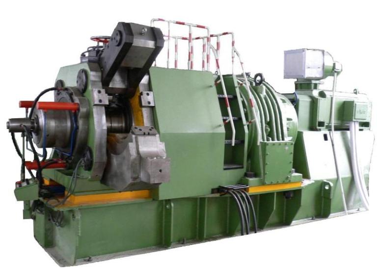 Copper continuous extrusion machine