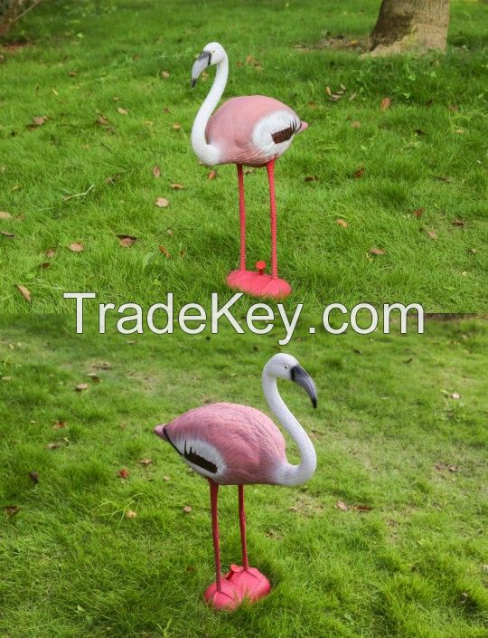 home decoration garden decoration flamingo plastic