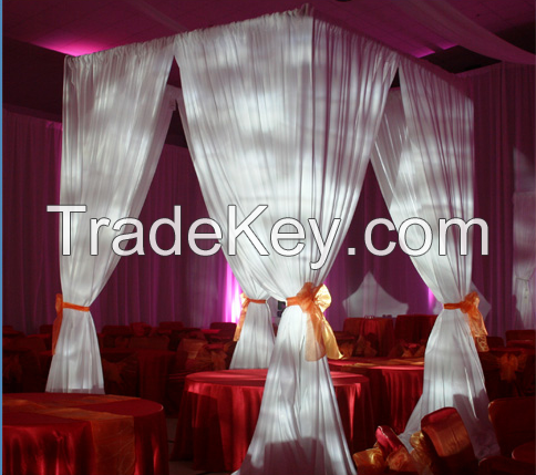 factories price pipe and drape for wedding decoration 