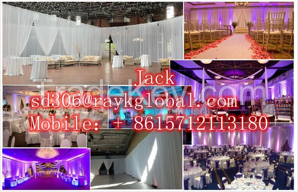 pipe and drape for wedding decoration event