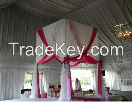 adjustable pipe and drape for wedding decoration with drapes
