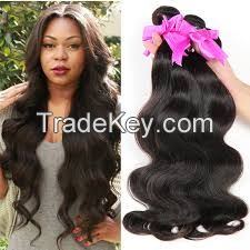 Wholesale 8A Unprocessed Remy Human Hair Weave 100% Brazilian Virgin Hair