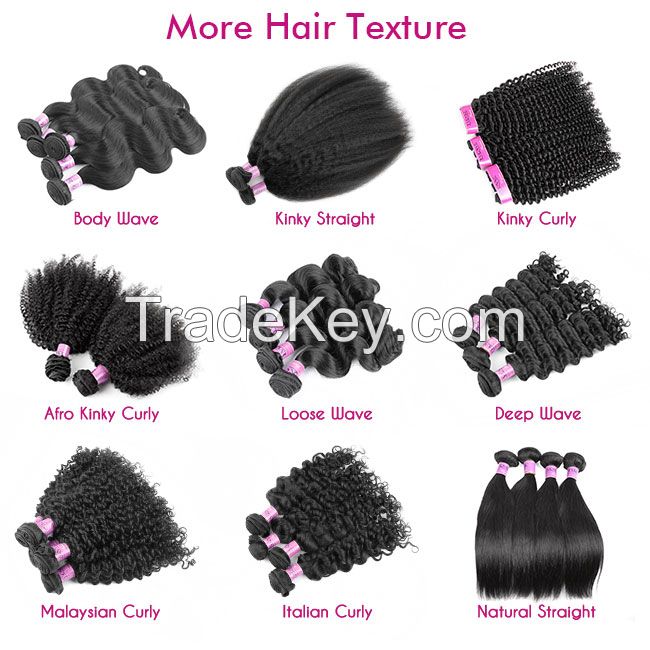 op Quality Grade 7A Virgin Brazilian Hair Extension Human Hair