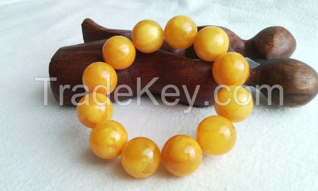 Amber bracelets Chinese honey