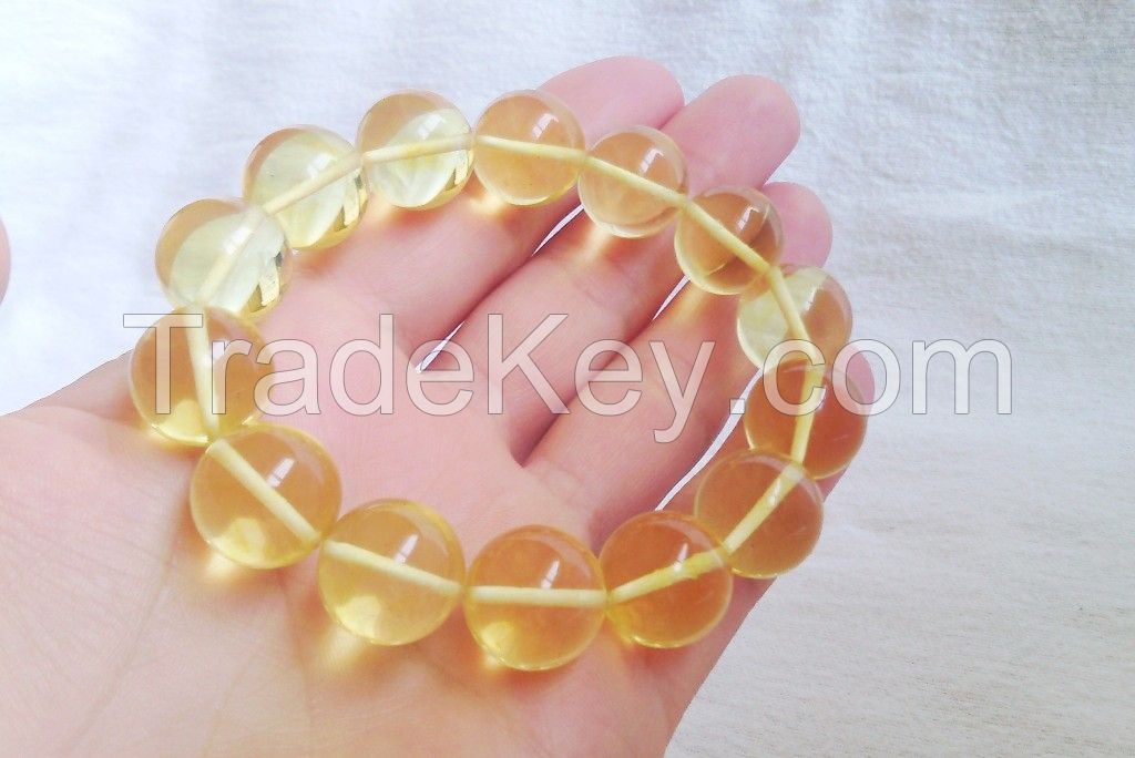 Amber Bracelets, Color Is Lemon