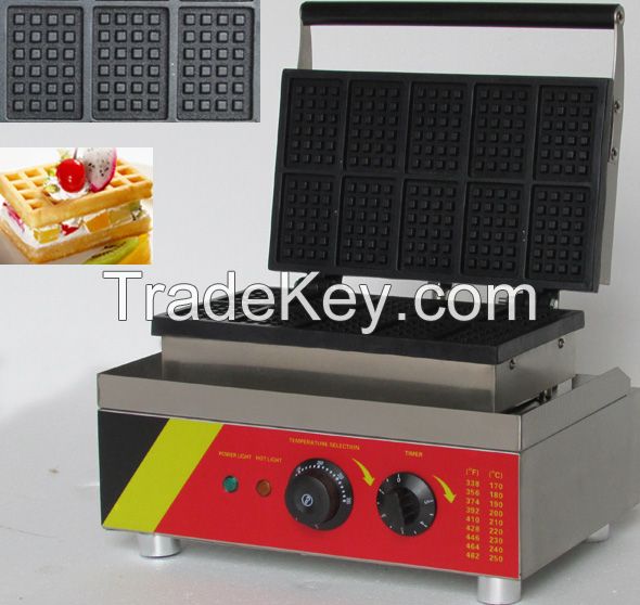 Commercial Waffle Machine/rectangle Waffle Maker/waffle Maker Custom Plate