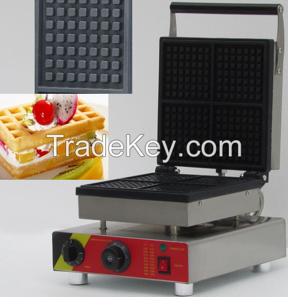 Commercial waffle machine/rectangle waffle maker/waffle maker custom plate