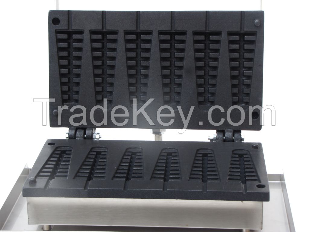 Commeercial waffle maker for sell/lolly waffle maker manufactures/waffle machine