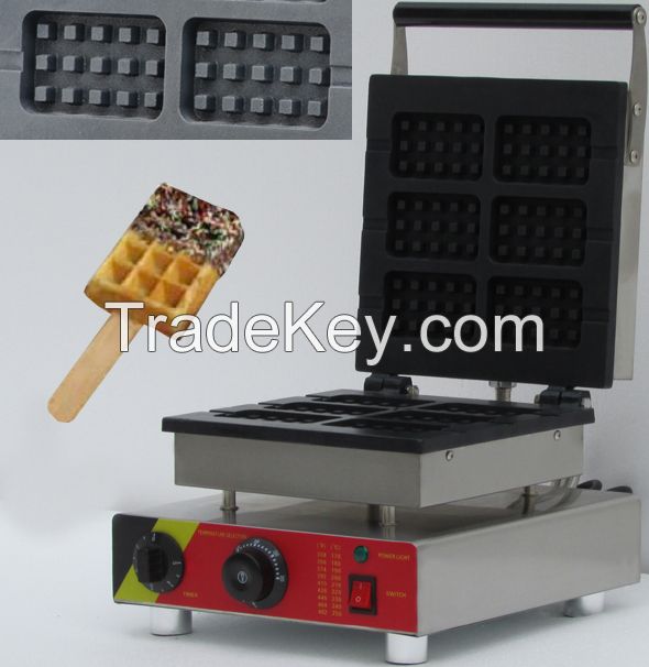 Commercial waffle machine/rectangle waffle maker/waffle maker custom plate