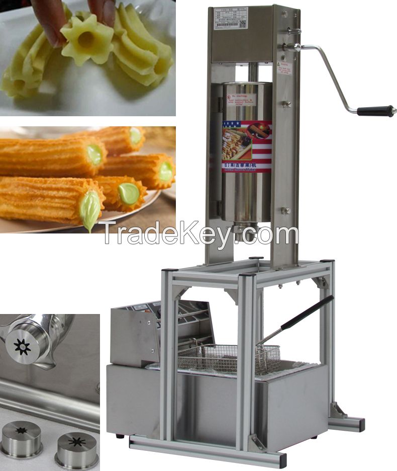 2016 hot sell commercial new churros making machine /Latin fruit machine for sell