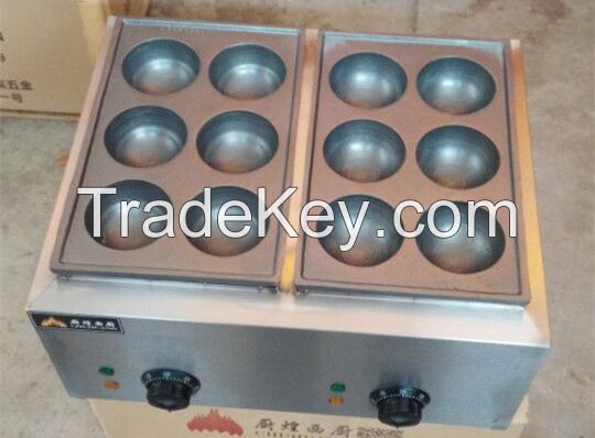 GAS fish grill machine for sell/stainless steel octopus balls machine
