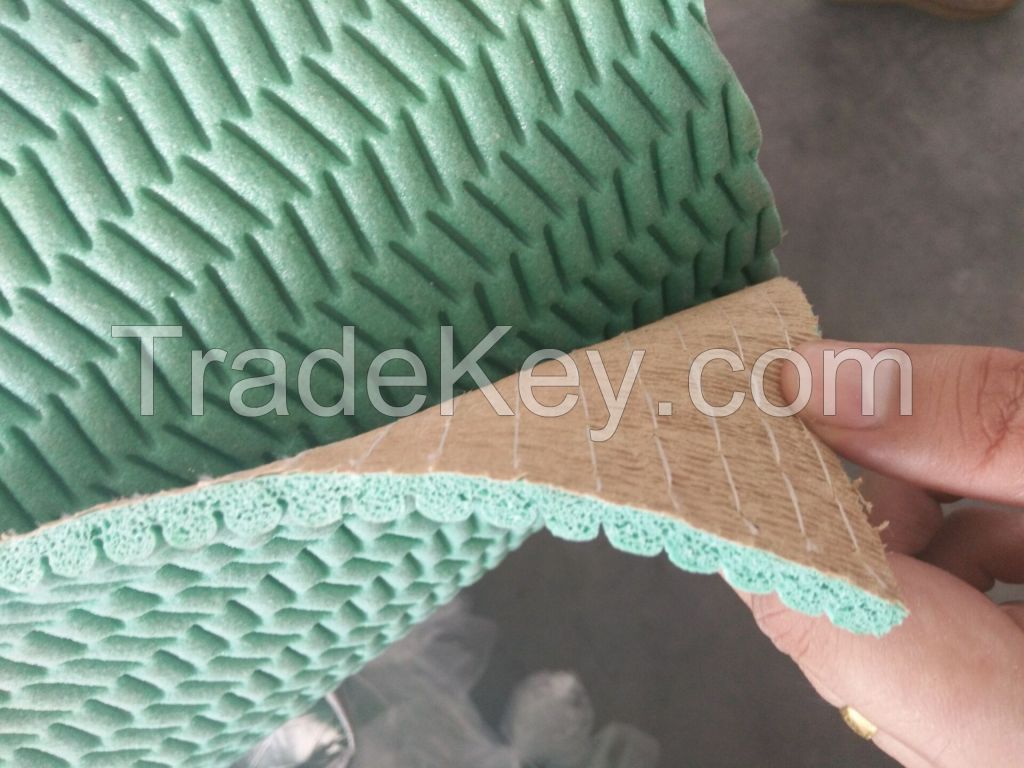 Sponge Rubber Carpet Underlay with Nonwoven Fabric Backing - China Underlay  and Carpet Underlay price