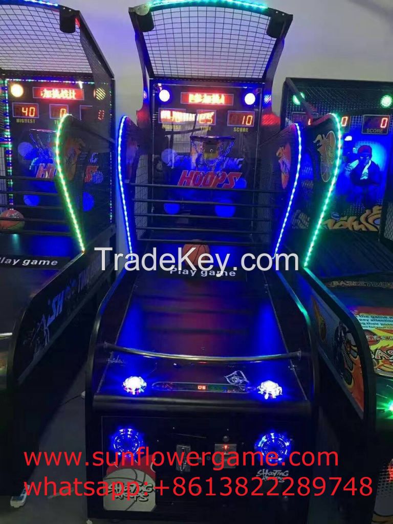 Luxury arcade basketball shooting game machine,tickets out basketball game, Luxury basketball arcade game machine,Indo