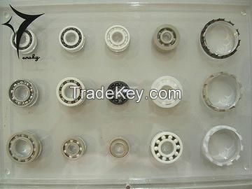 Ceramic bearings, hybrid bearings, ceramic bearing, ZrO2 bearing, si3n4 bearing, ceramic ball bearing