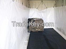 container liner for packing salted deer skins