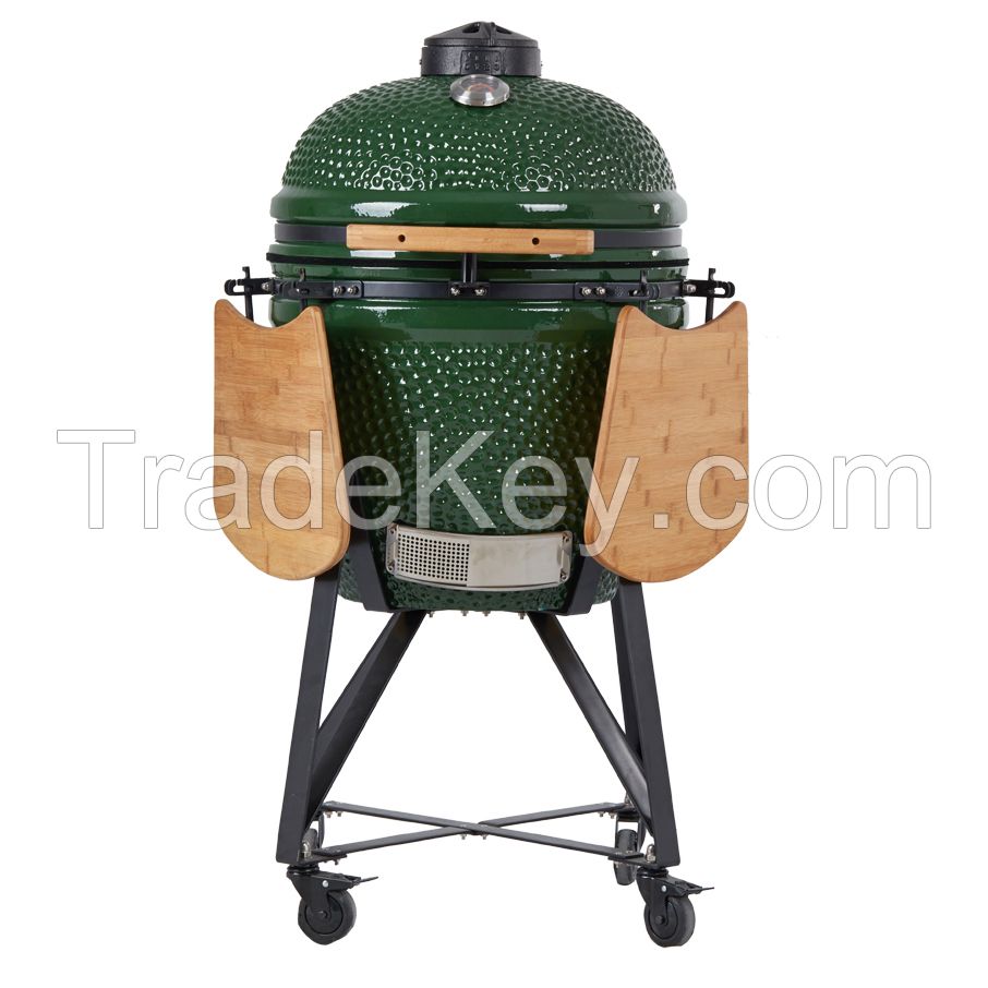 Backyard, Balcony, Beach Use 21-inch Charcoal Grill with Cast Iron Brands