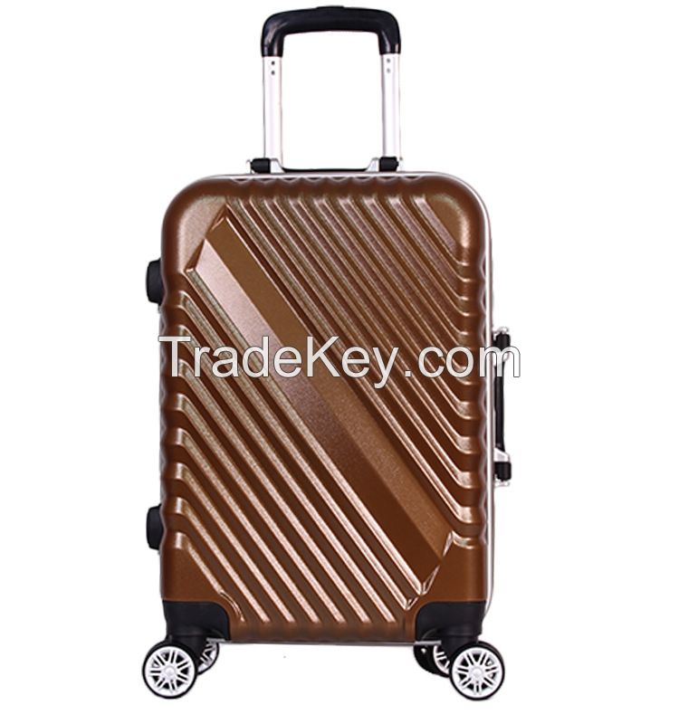 ABS+PC travel luggage with TSA lock & aluminium frame