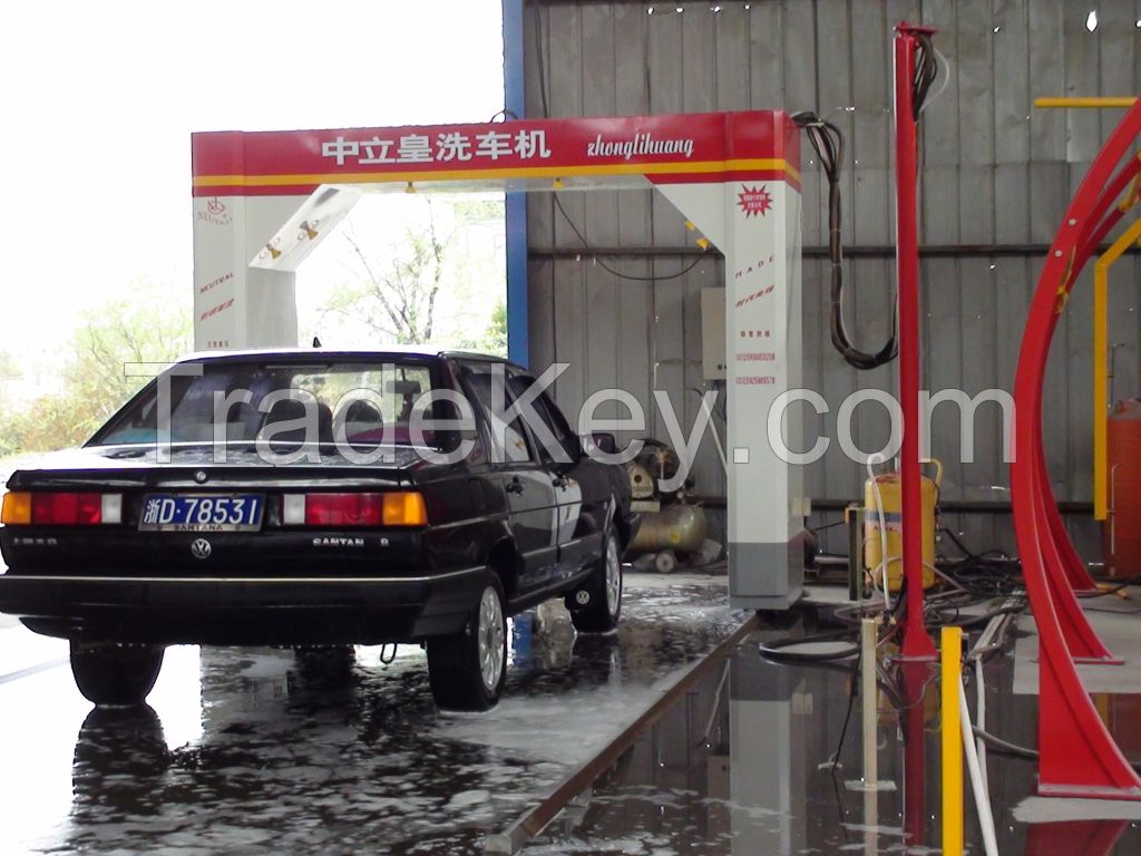 Track type touchless car wash equipment