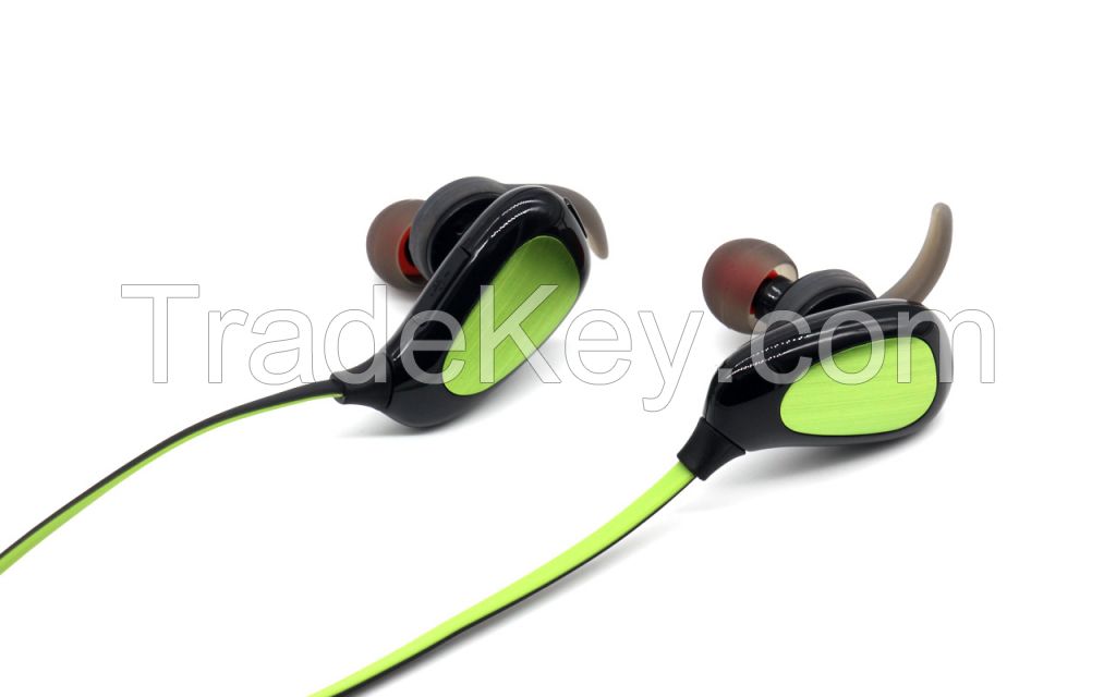 2016 China Sport Bluetooth Earphone,Sweat-proof Design for Gym Exercise Workout