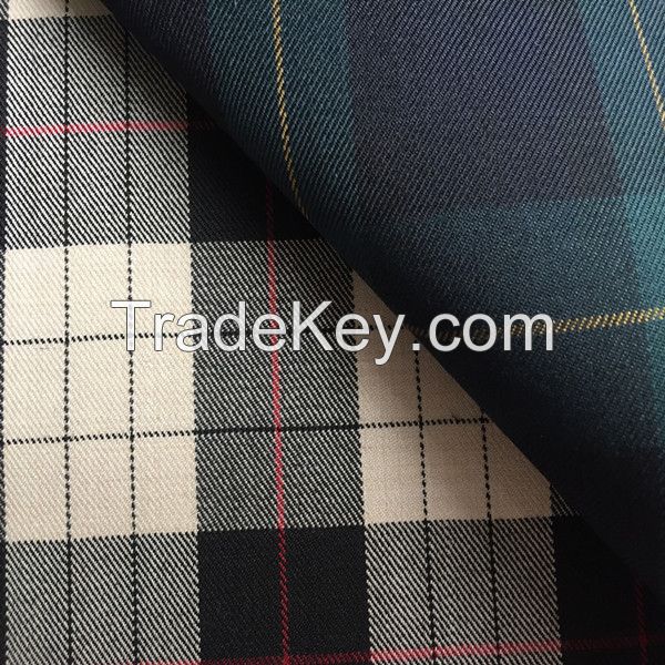 regular big size check tartan wool suiting fabrics for school uniform