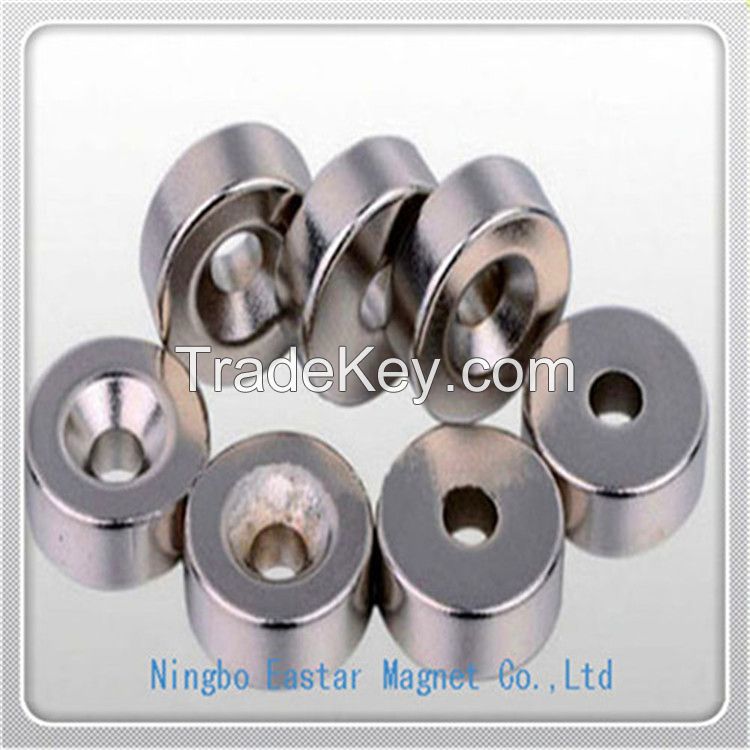 N35-N52 Strong Permanent Sintered Neodymium Cup Magnet with Epoxy Coating              ET-cup 03)