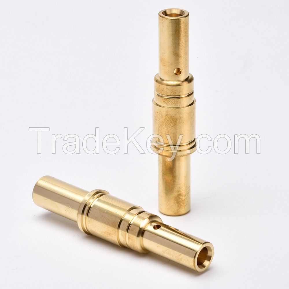 CNC machining precision custom brass terminals parts