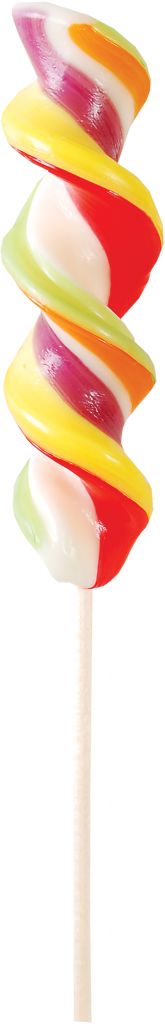 Hard candy swirl lollipops 60g fruit flavour 