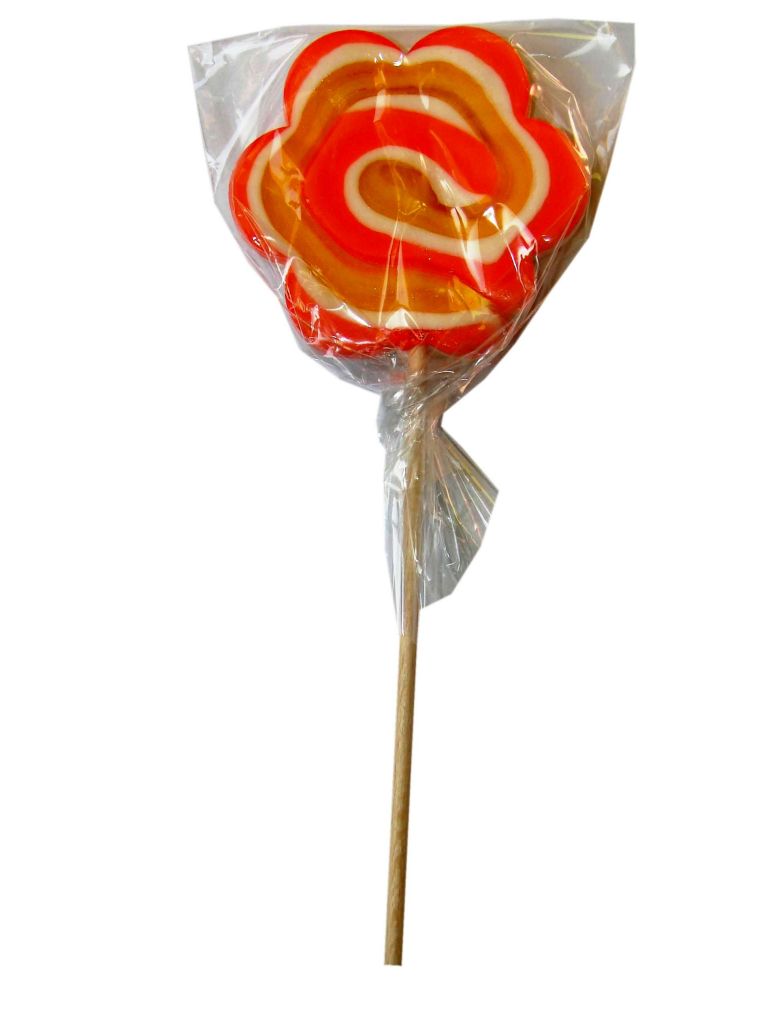 Hard candy lollipop flower 60g fruit flavour