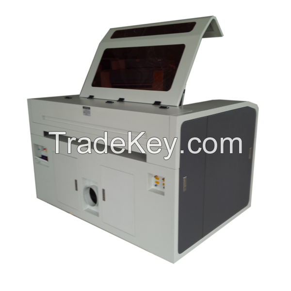Derek 4060 laser engraving and cutting machine price with Ruida system PIM square rail and Reci laser tube