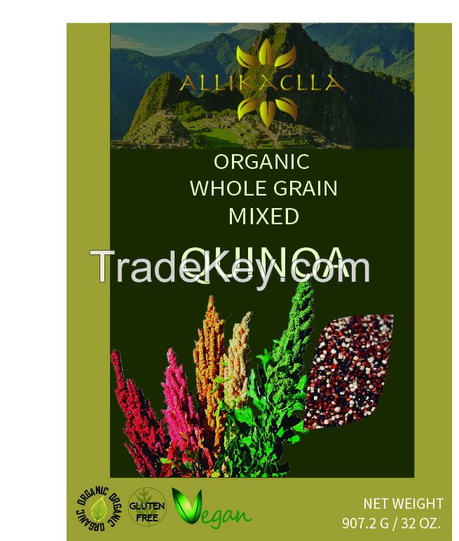 QUINOA ORGANIC OR CONVENTIONAL WHITE, RED AND BLACK