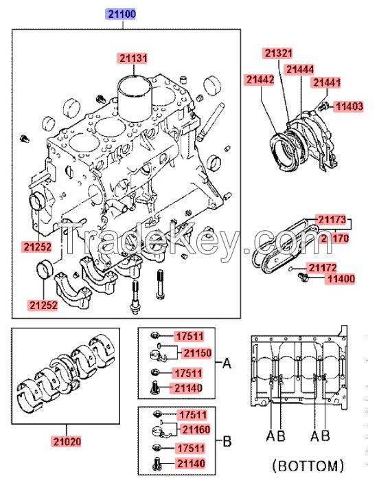 SHORT ENGINE ASSY 201H2-42U00A