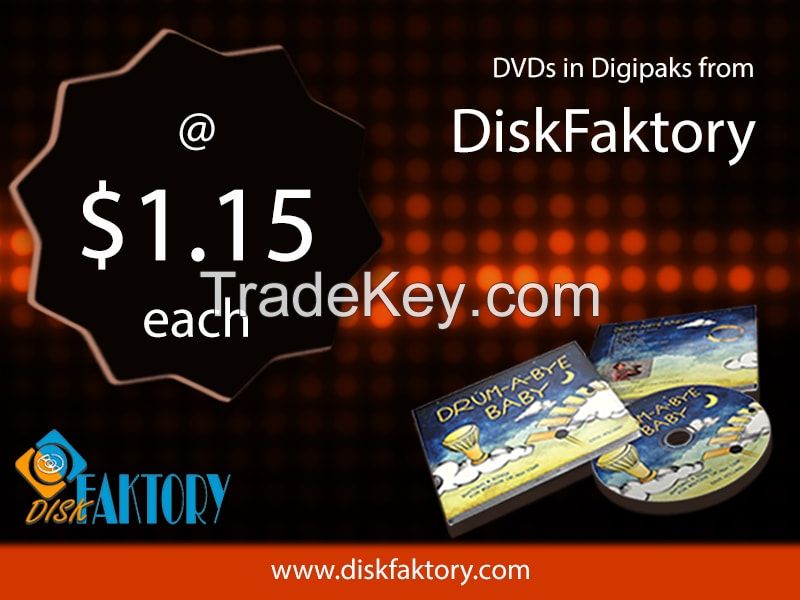 DVD duplication service in USA by DiskFaktory