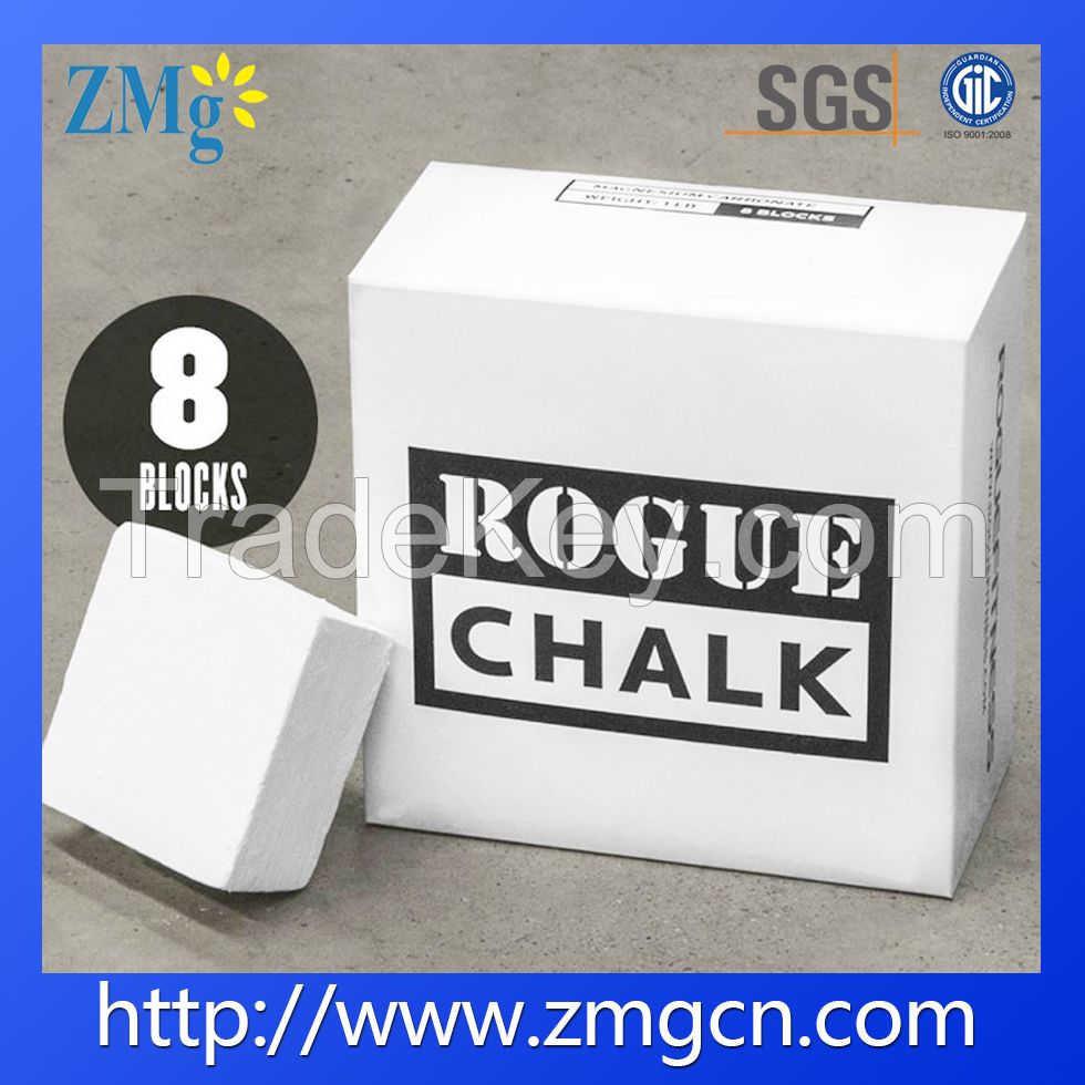 Magnesium Carbonate Gym Chalk, anti-Slip chalk, MgCO3