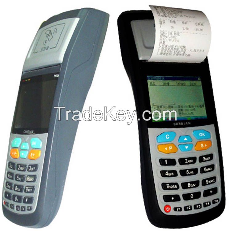 13.56 mhz Handheld POS Terminal With Thermal Printer And GPRS