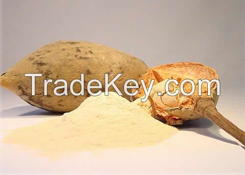 100% Organic Baobab Dried Fruit Pulp Powder