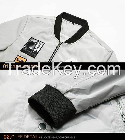 cotton high quality black large size denim jackets 