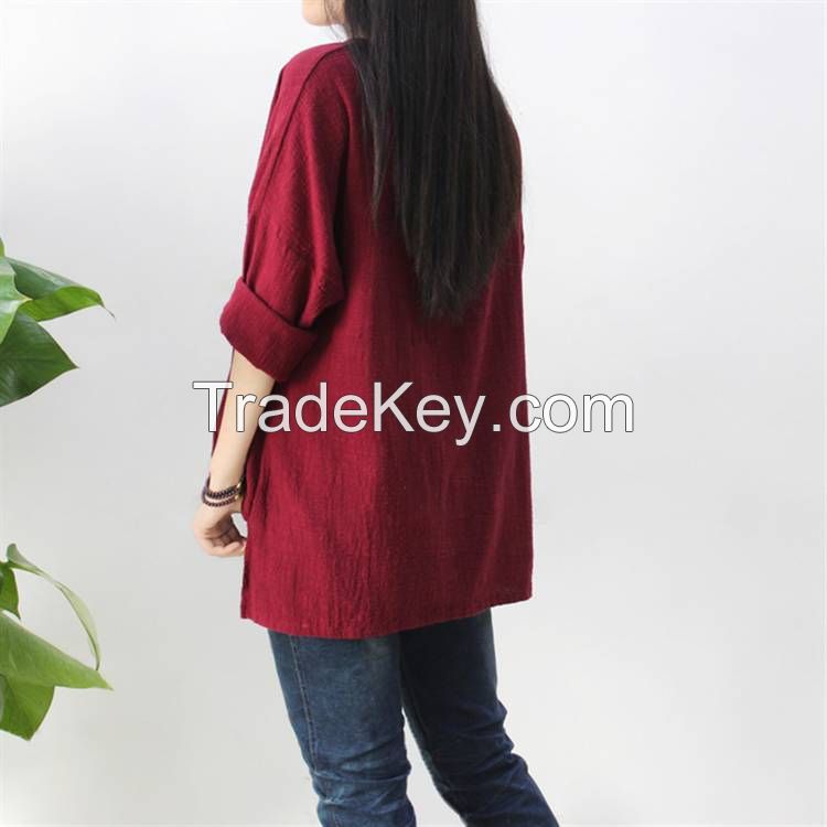 Young girl blouse with long sleeve